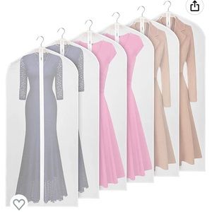 Clear garment bags